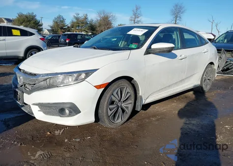 2016 Honda Civic Ex-L z USA, uszkodzony, nr VIN 2HGFC1F74GH657385